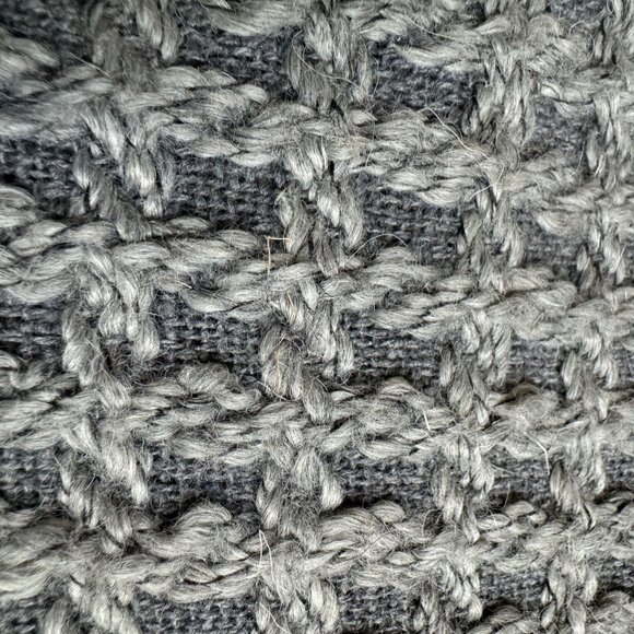 2/$18 Sale!  Ethereal Womens Gray Textured Wool Knit Mini Dress S‎ 70s Mod Y2K - Picture 3 of 7